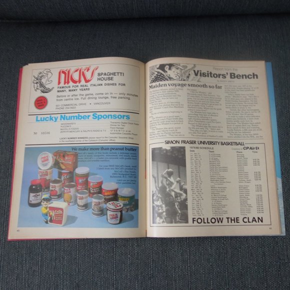 Vintage Canucks Whalers Tuesday December 11 1979 Program Program - Picture 8 of 16